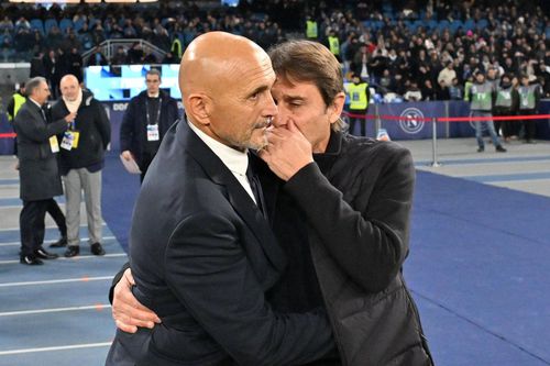 Antrenorii Luciano Spalletti și Antonio Conte, înaintea derby-ului de duminică Juventus - Napoli 3-0 / Foto: Imago
