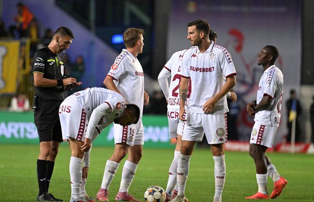 Rapid și-a pierdut omul de bază pentru cel puțin 5 meciuri: „Problema e la genunchi”