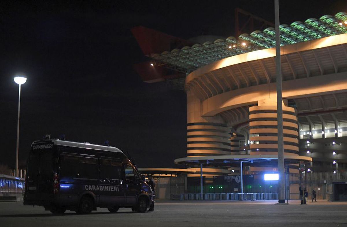 EUROPA LEAGUE, INTER - LUDOGOREȚ // FOTO Atmosferă dezolantă pe Giuseppe Meazza! Ce s-a întâmplat cu fanii care au încercat să asiste la meci