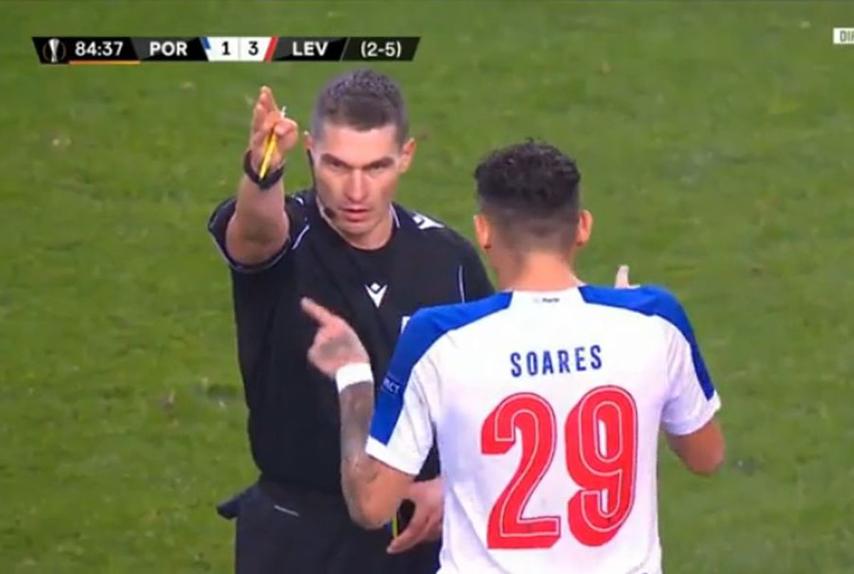 EUROPA LEAGUE | PORTO - LEVERKUSEN. Istvan Kovacs, ROȘU după un fault grosolan!