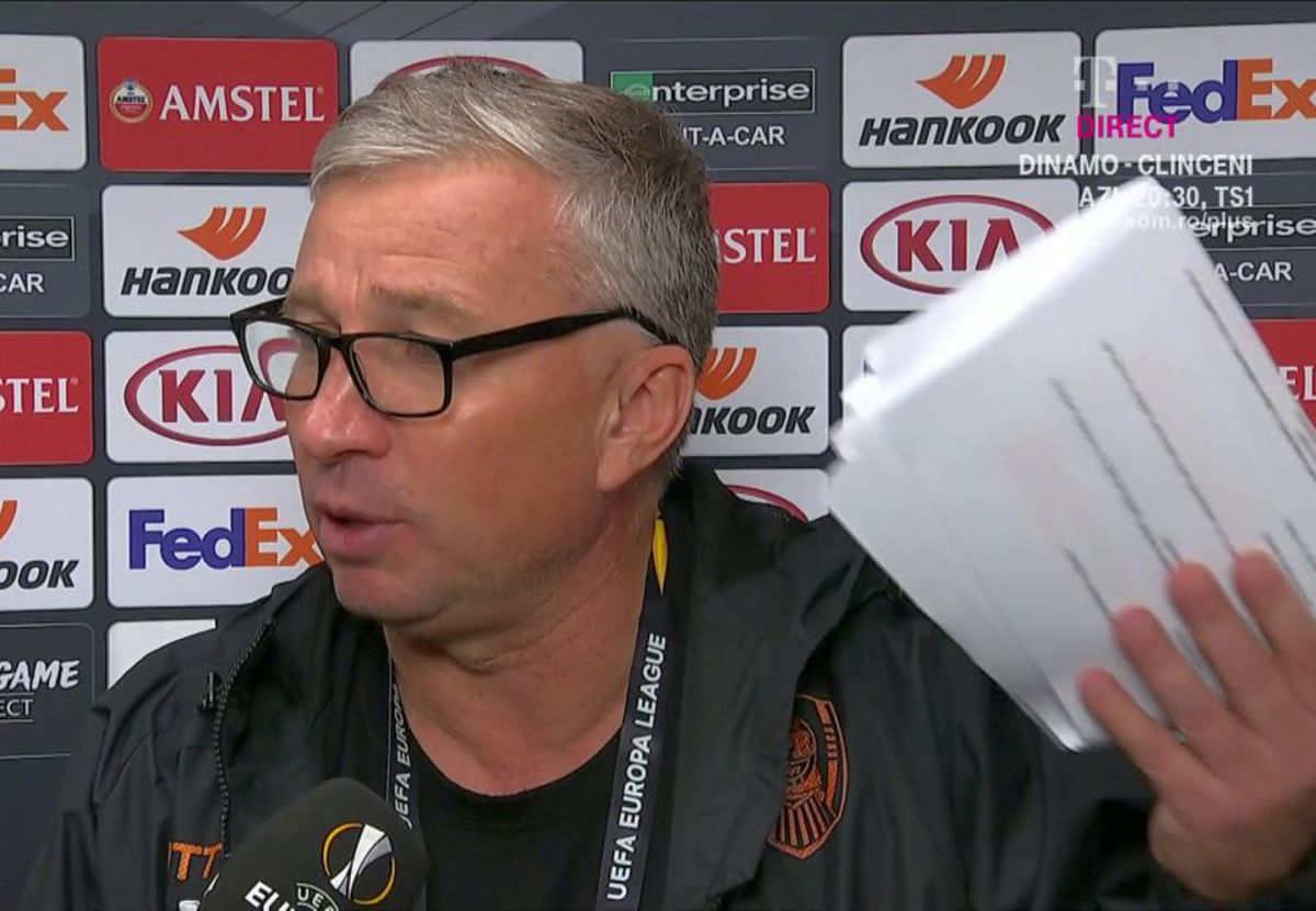 VIDEO Dan Petrescu, criză de nervi după Sevilla - CFR Cluj! A venit cu regulamentul la interviu: „Cine îmi dă asta înapoi? Nu se anulează așa un gol! Nu avem nicio șansă la titlu”