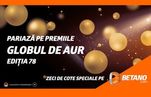 Weekend special pe Betano! Pariuri pe toate categoriile la Premiile Globul de Aur, ediția 78