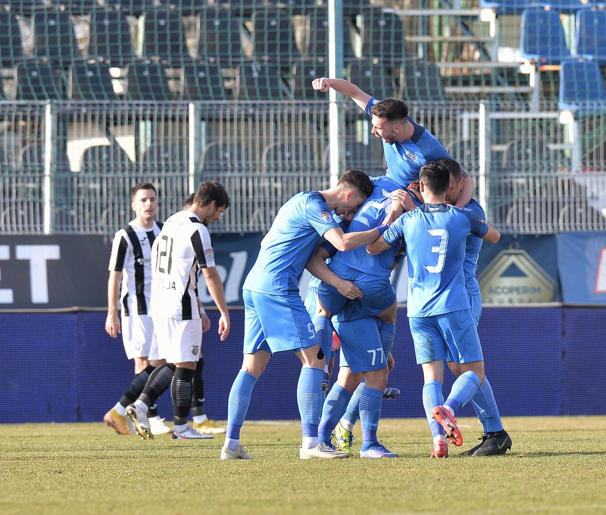 Academica Clinceni - Astra 1-1. VIDEO + FOTO Ilfovenii păstrează avans în lupta pentru play-off, datorită golului senzațional marcat de Adi Popa