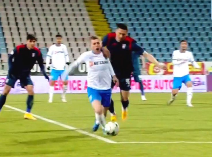 Craiova a cerut două penalty-uri Captură Digi Sport 1