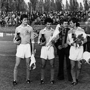 Ioan Andone, Mircea Rednic și, ultimul din dreapta, Mircea Lucescu (foto: arhiva GSP)