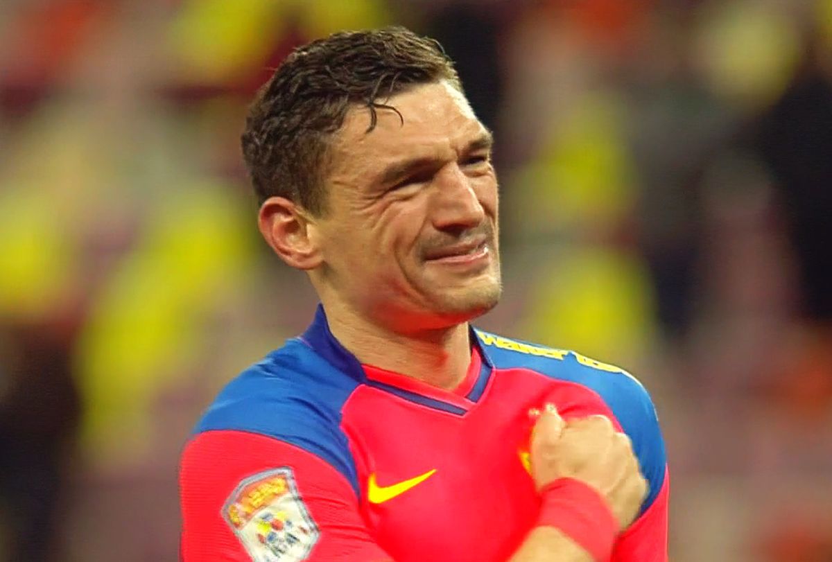 Claudiu Keșeru, în lacrimi în fața „Peluzei Roș-Albastre” » Reacție nemiloasă a lui Becali, la vederea imaginilor