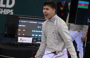 Casian Cîdu a cucerit a 3-a medalie la Campionatul European de scrimă pentru cadeți și juniori din Tallin! Bilanțul delegației Românei