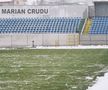 Probleme la Botoșani înainte de meciul cu Rapid » Luni, terenul era acoperit de zăpadă