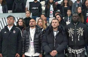Alexandru Maxim, cu ochii în lacrimi pe stadion, la Istanbul. Meciul lui Beșiktaș a fost întrerupt pentru un moment emoționant
