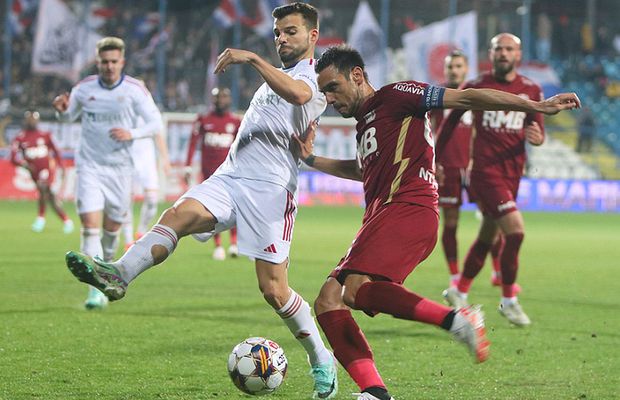 Oțelul - CFR Cluj 2-2 » Trupa lui Mutu, pas greșit în lupta la titlu! Clujenii au ratat victoria în minutul 90+6