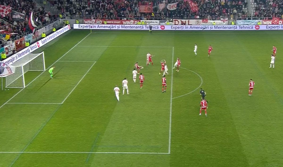 Decizie fără sens în Dinamo - Hermannstadt, din camera VAR