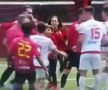 Imagini reprobabile la un meci de tineret! Un minor a intervenit pentru a-și opri tatăl care a lovit un jucător