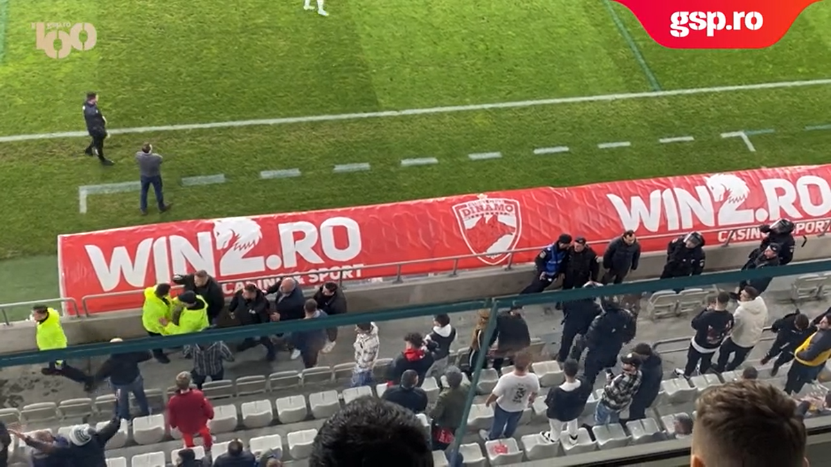 Dinamo, mesaj CLAR pentru suporteri, după incidentele de la meciul cu Hermannstadt: „Am căutat vinovații. Se poate ajunge la pierderea jocului”