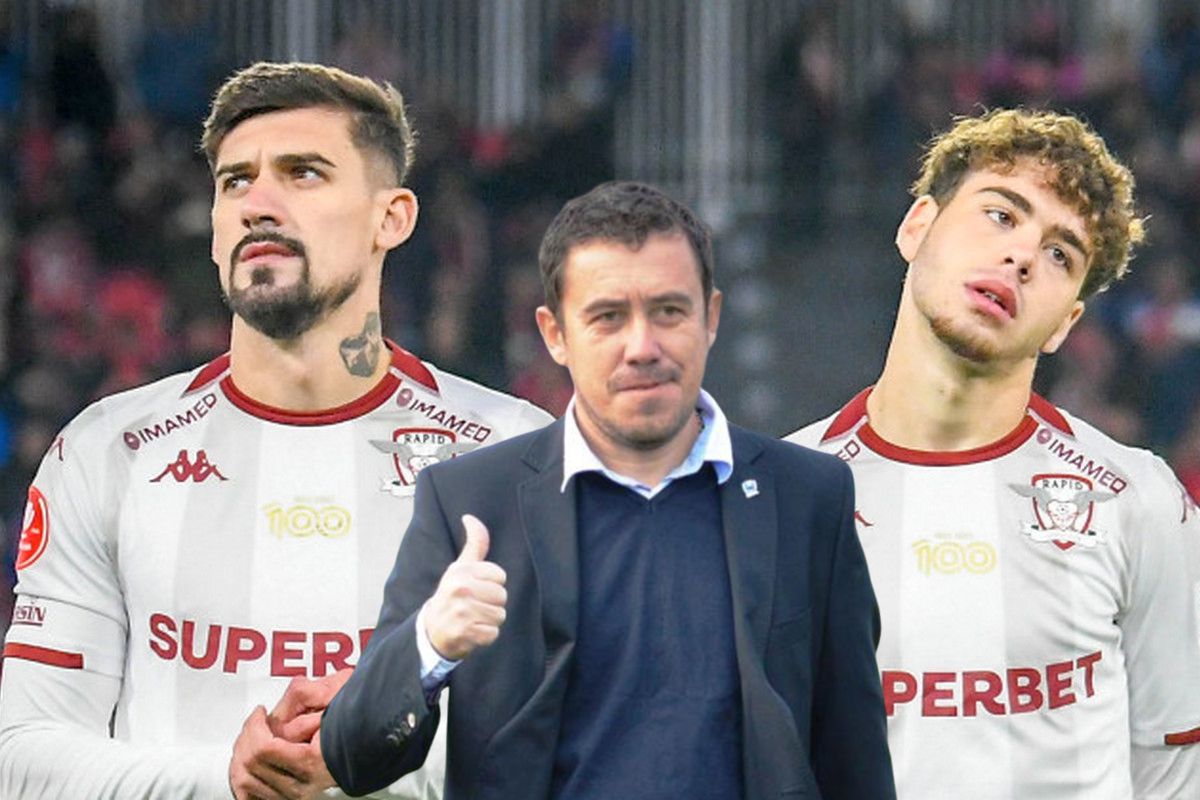 Rapid, pumn în gura presei! Bergodi n-a respectat embargoul și a intervenit imediat: „Nu îi tratăm ca pe niște interlopi!”