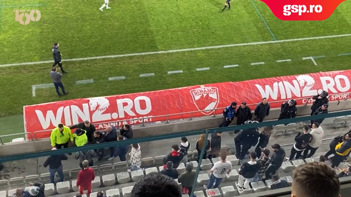Dinamo, mesaj CLAR pentru suporteri, după incidentele de la meciul cu Hermannstadt: „Am căutat vinovații. Se poate ajunge la pierderea jocului”