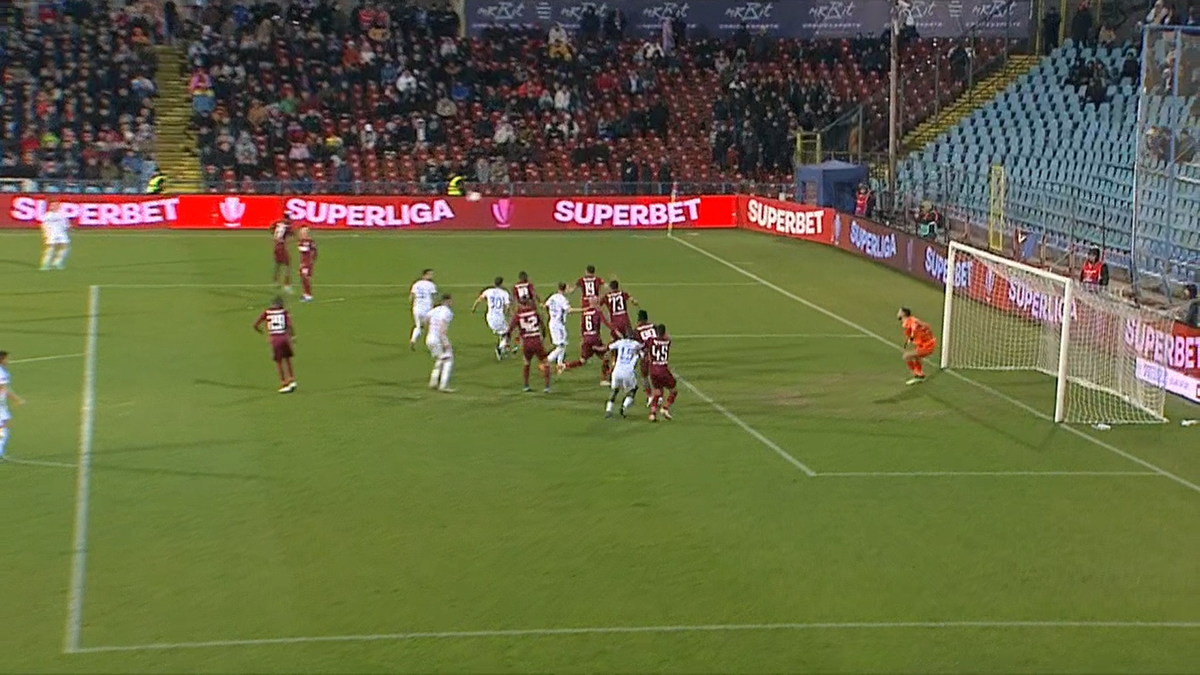 Golul lui Alex Pop din Oțelul - CFR Cluj