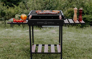 Gătitul în aer liber devine simplu și delicios cu grătarele economice Oven Grill - Alege calitatea la prețuri accesibile!