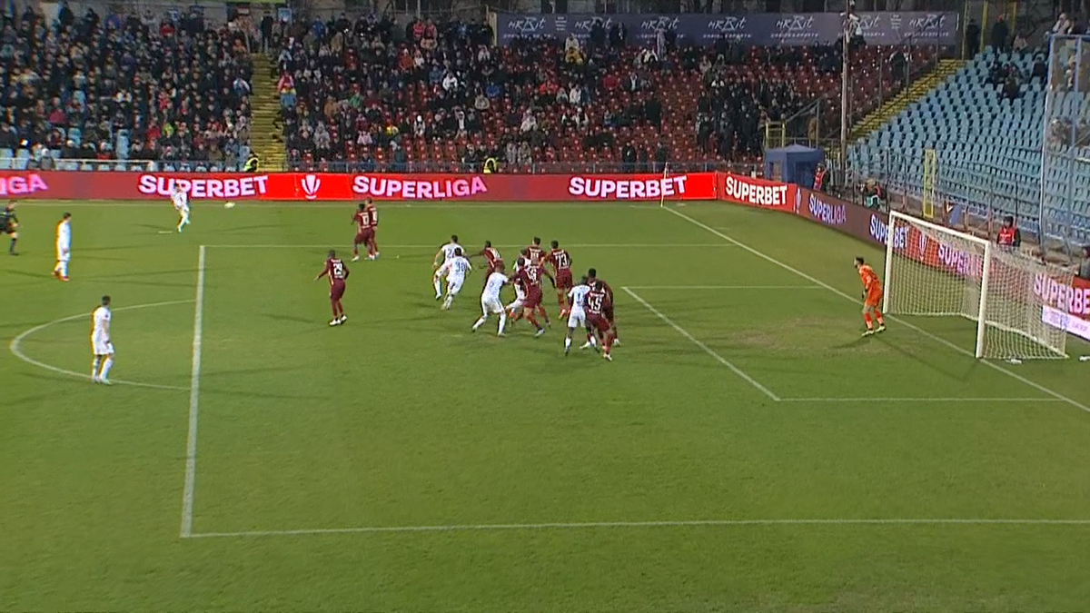 Golul lui Alex Pop din Oțelul - CFR Cluj