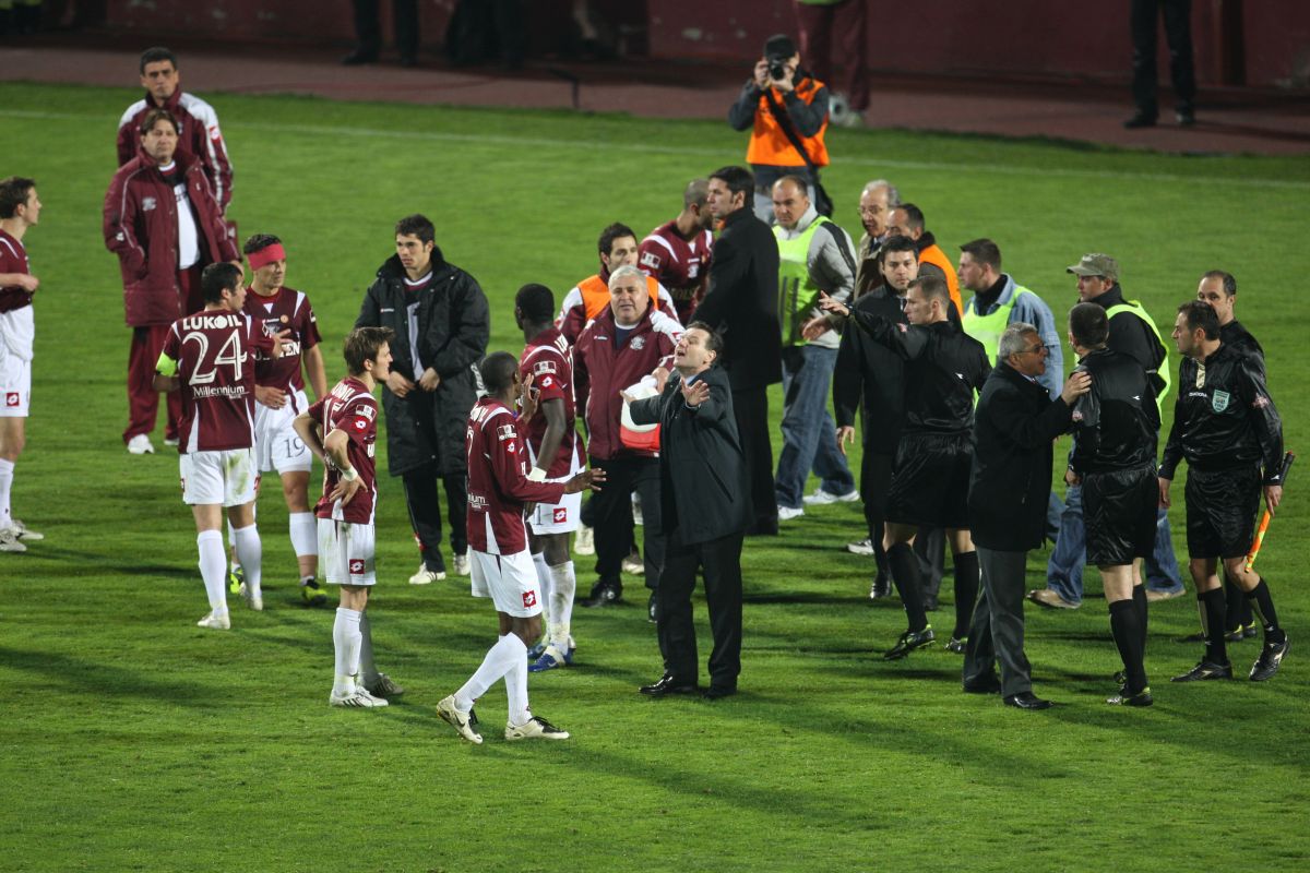 Imagini de la cazul „Bricheta”, cel mai încins derby dintre Rapid și FCSB