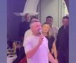 Constantin Budescu a luat microfonul și a început să cânte la aniversarea sa. Foto: Captură tiktok