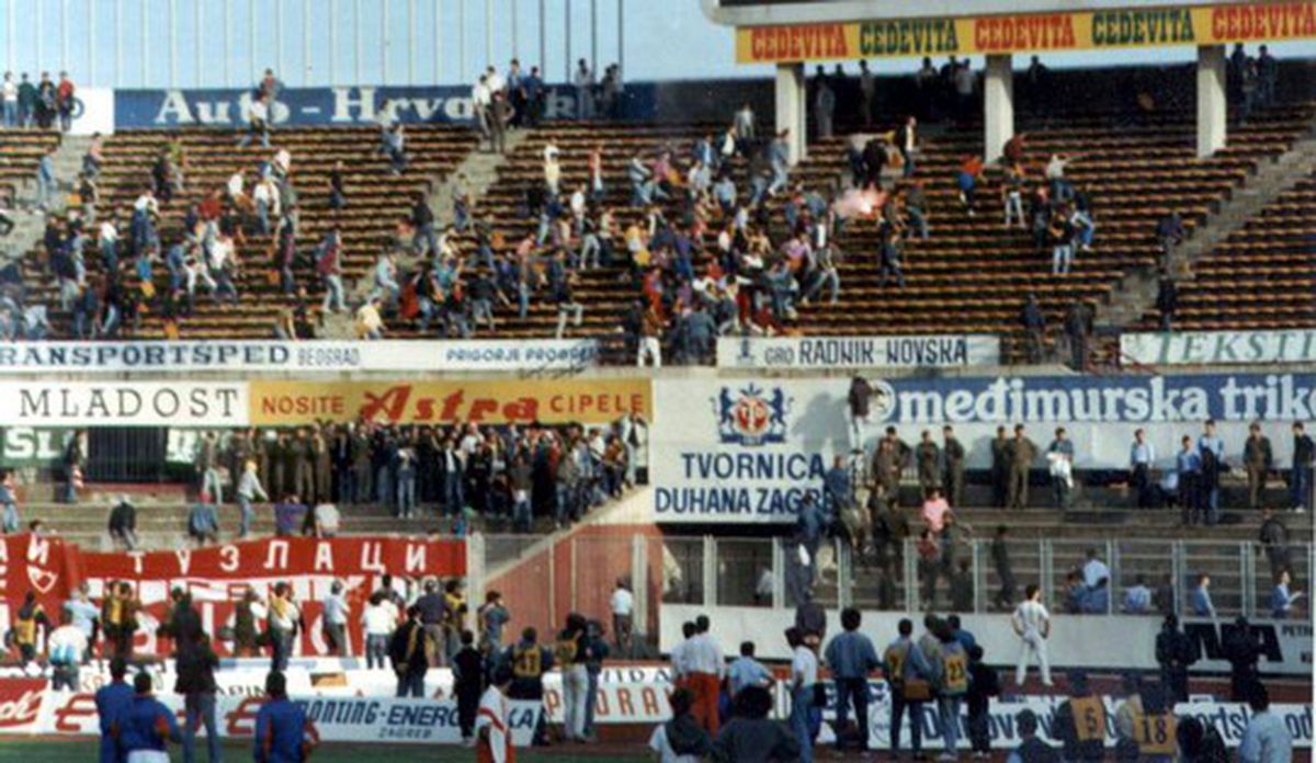 Dinamo Zagreb - Steaua Roșie Belgrad, 13.05.1990 - Revolta de pe „Maksimir”
