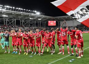 Dinamo a bătut palma cu americanii, în seara în care a intrat matematic în play-off