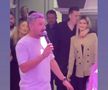 Constantin Budescu a luat microfonul și a început să cânte la aniversarea sa. Foto: Captură tiktok