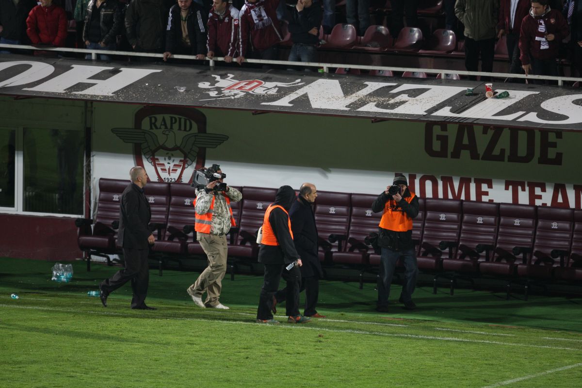 Imagini de la cazul „Bricheta”, cel mai încins derby dintre Rapid și FCSB