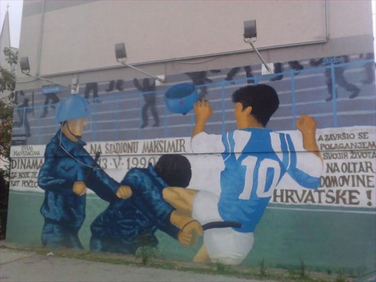 Dinamo Zagreb - Steaua Roșie Belgrad, 13.05.1990 - Revolta de pe „Maksimir”