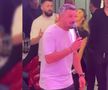 Constantin Budescu a luat microfonul și a început să cânte la aniversarea sa. Foto: Captură tiktok