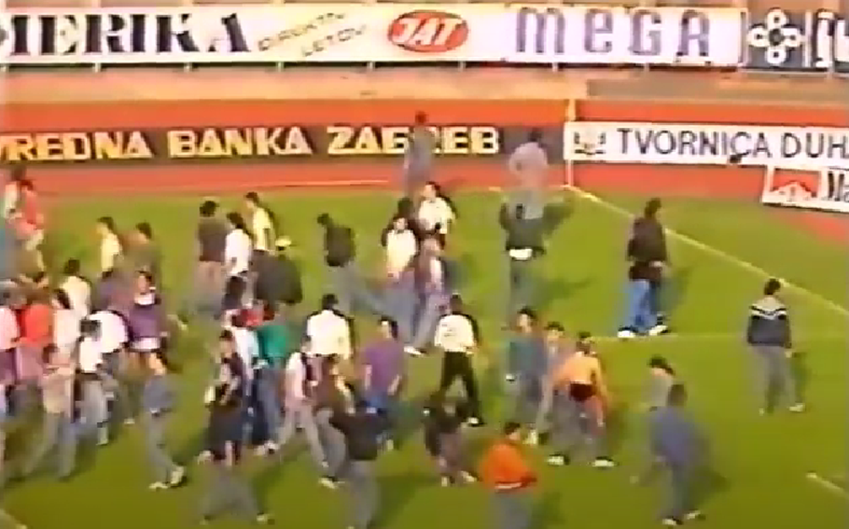 Dinamo Zagreb - Steaua Roșie Belgrad, 13.05.1990 - Revolta de pe „Maksimir”