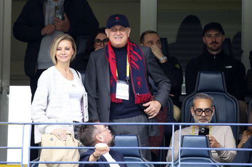 Președintele Dan Șucu, soția sa, Diana, și administratorul-delegat Andres Blasquez vor fi mâine seară împreună și pe „Giuseppe Meazza” la meciul Inter - Genoa / Foto: Imago