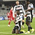 Issouf Macalou, marcator în U Cluj - Oțelul 4-0 // FOTO: Imago Images