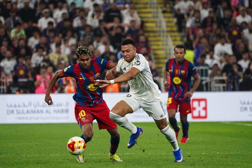 Lamine Yamal vs Kylian Mbappe, în El Clasico / Foto: Imago