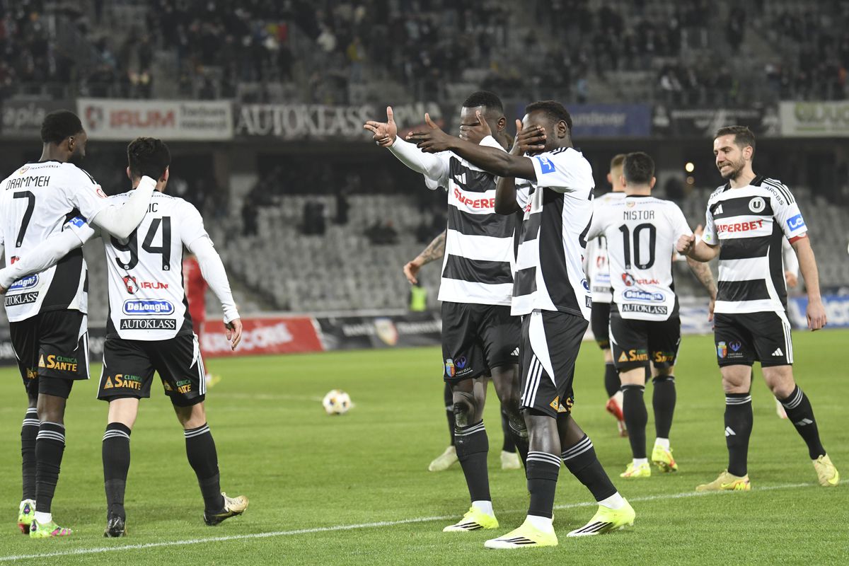 Drammeh la Cluj, DRAME la FCSB » Universitatea o învinge pe Oțelul și mai închide o „ușă” pentru campioană