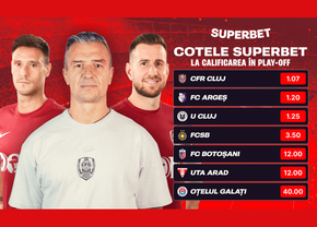 Favoriți și outsideri în lupta la play-off. Cum arată Cotele Superbet