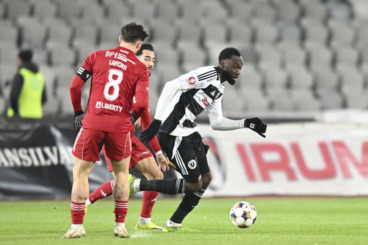 U Cluj, victorie la scor cu Oțelul. Foto: sportpictures.eu