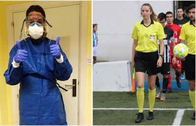 FOTO Ei sunt sportivii din prima linie » 19 jucători și arbitri cu pregătire medicală înfruntă coronavirusul în spitale
