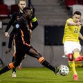 Olimpiu Moruțan, în România U21 - Olanda U21 // foto: Imago