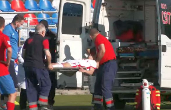 GSP a luat legătura cu jucătorul prăbușit pe teren în meciul CSA Steaua - Dinamo 2: „Mi s-a tăiat respirația”