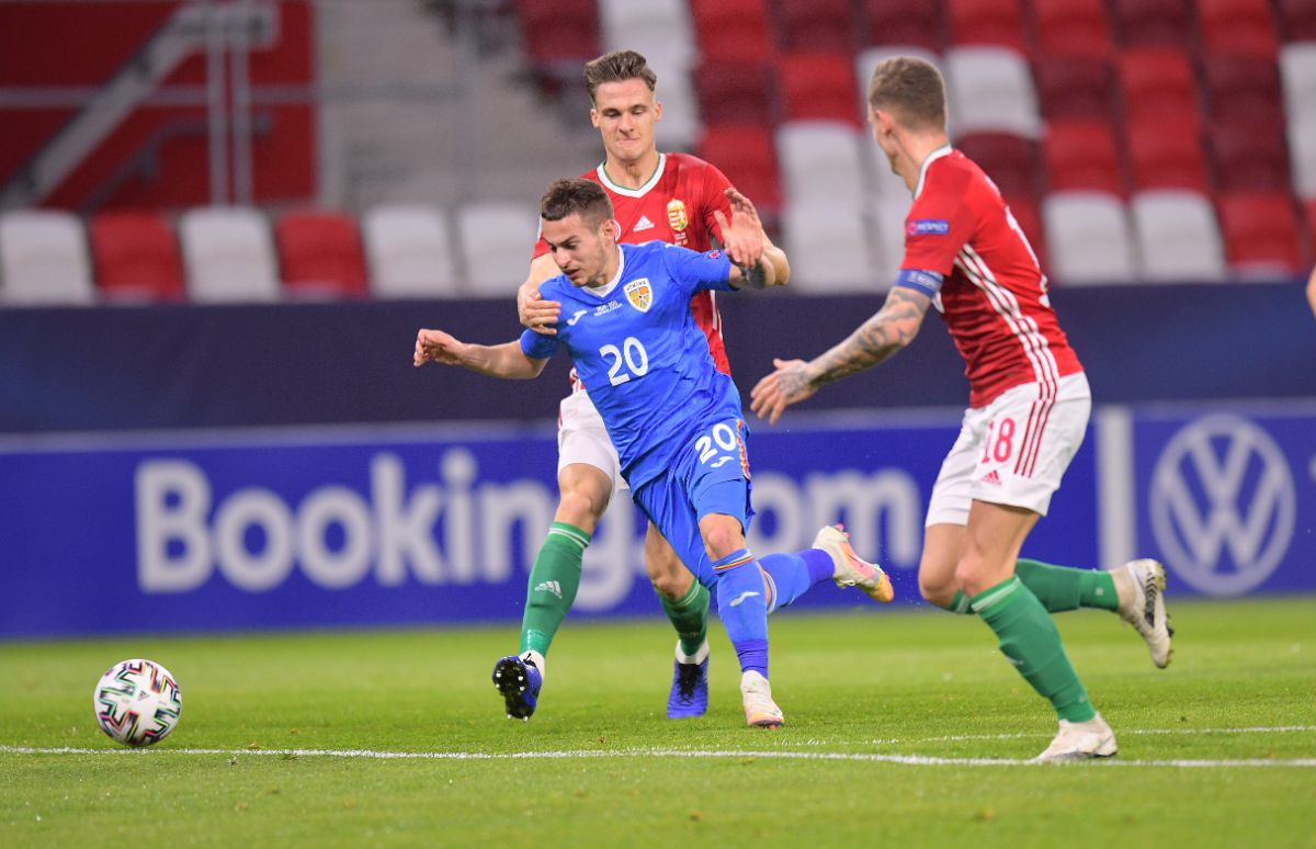 Ce nu s-a văzut la TV în Ungaria U21 - România U21: ce a spus Mutu după golul maghiarilor și cine a intrat în rol de secund