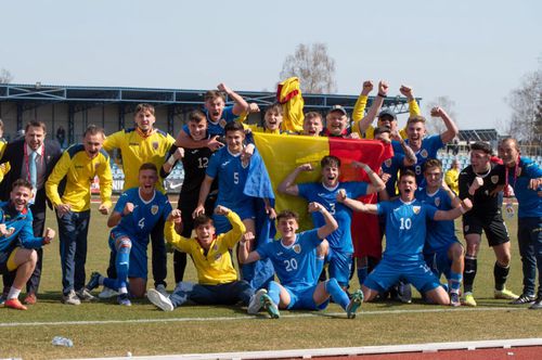 România U19 a sărbătorit victoria împotriva Croației // foto: frf.ro