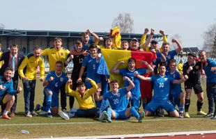 „Să vină banii la băieți” » Cu Stoichiță de față, „tricolorii” U19 și-au cerut răsplata după victoria care i-a dus la Campionatul European