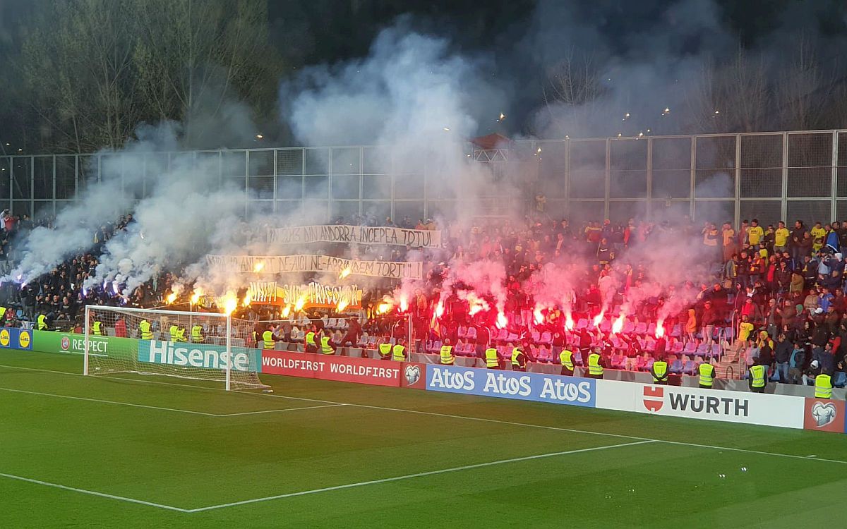 Ce spune FRF după incidentele din Andorra - România » „Tricolorii” riscă să joace fără fani