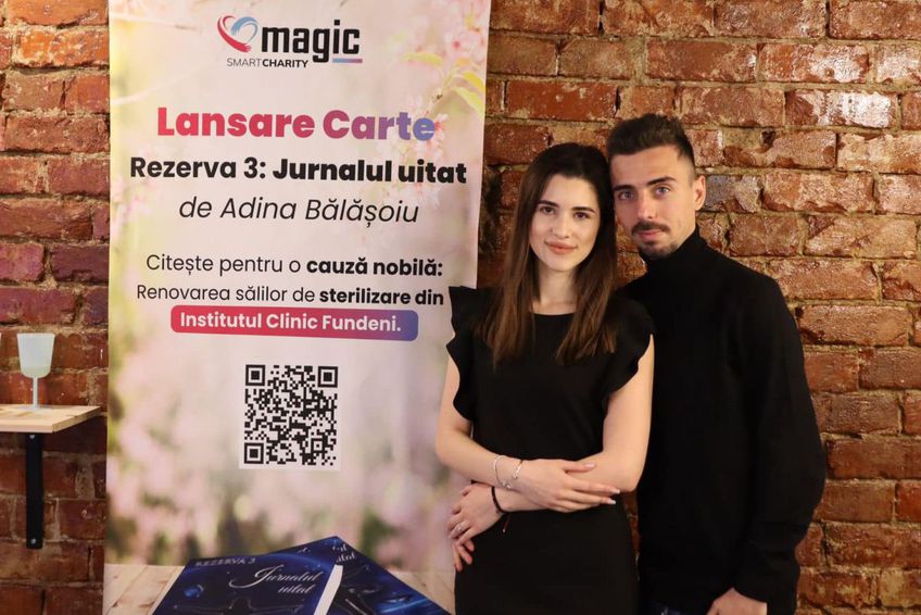 Patrick Petre și Adina Bălășoiu / Sursă foto: Facebook