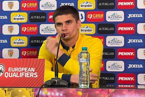 Răzvan Marin (26 de ani), mijlocașul naționalei României, s-a enervat la conferința de presă premergătoare meciului cu Belarus.
