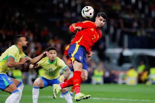 Alvaro Morata nu a marcat contra Columbiei și a fost huiduit la Madrid / Foto: Imago
