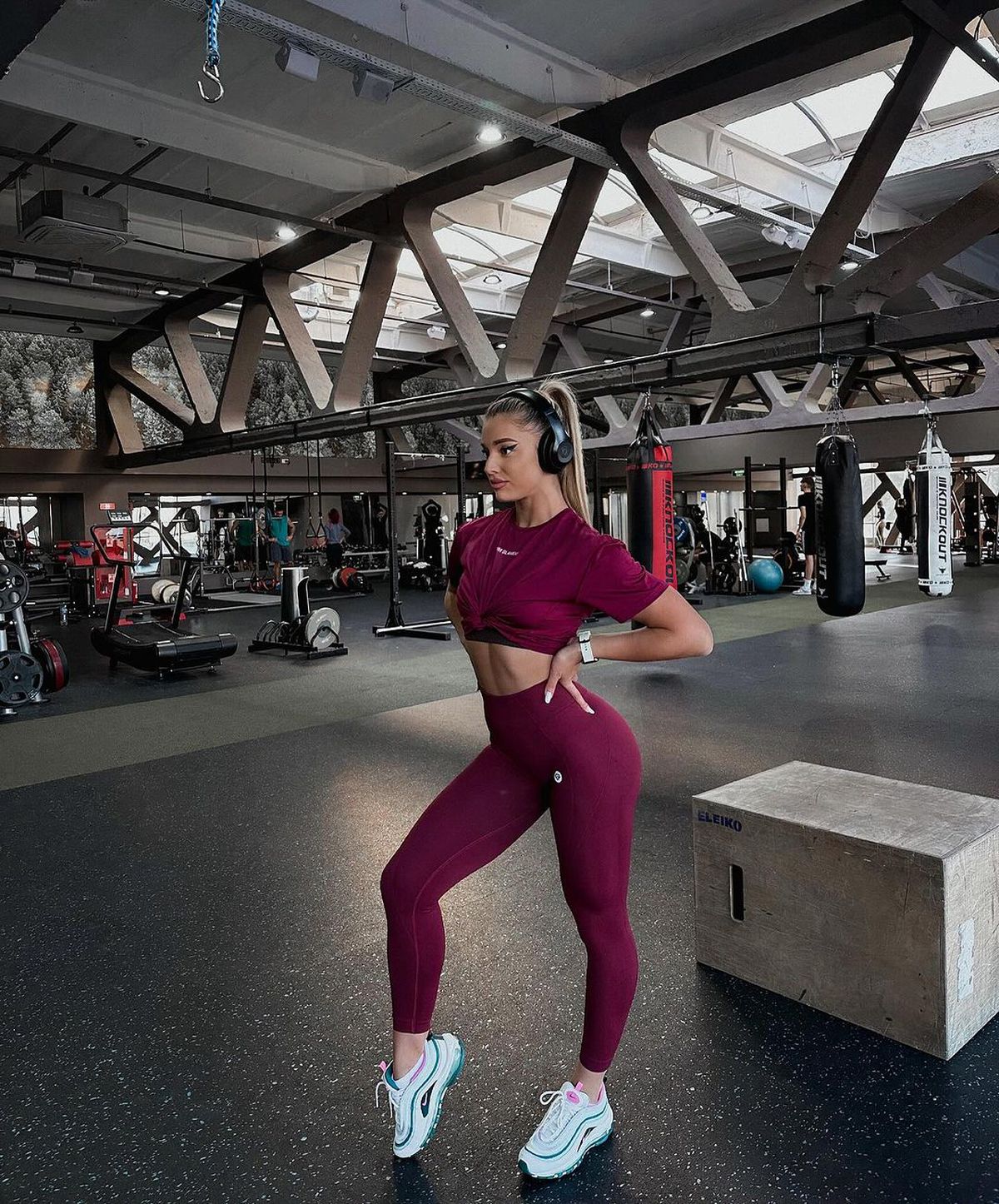 Ioana Bîrsan, sportiva care face senzație în sala de fitness