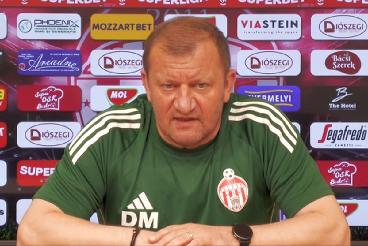 Dorinel Munteanu și-a certat 2 jucători, după Sepsi - Hermannstadt: „Repriza cadourilor! Au marcat pe greșeli personale”