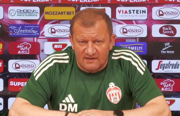 Dorinel Munteanu și-a certat 2 jucători, după Sepsi - Hermannstadt: „Repriza cadourilor! Au marcat pe greșeli personale”